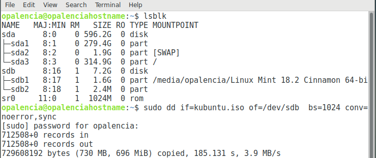 Crear USB's booteables > — documentación de TerminalLinux - 0.1